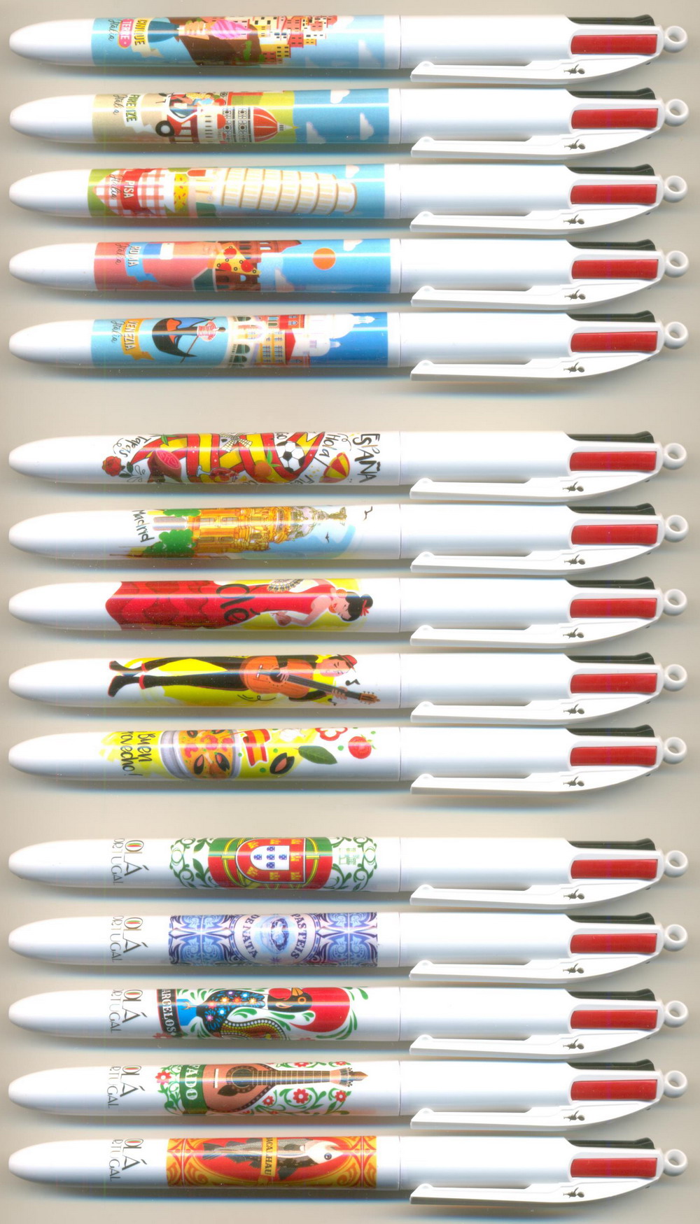 BIC 4 Colours FRANCE || ITALIA /  ESPAA /  PORTUGAL
