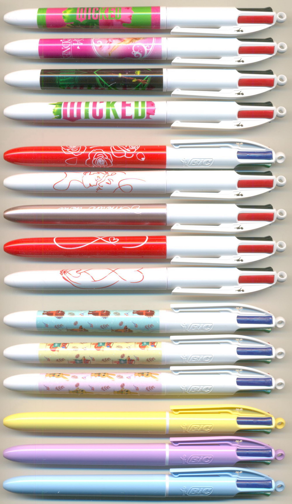 BIC 4 Colours FRANCE || WICKED / AMOUR / WinTeR WondeRLaND / Pastel