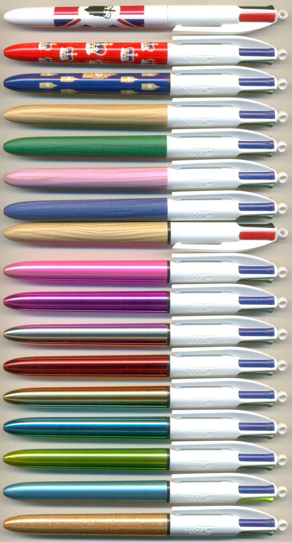 BIC 4 Colours FRANCE || Coronation / WOOD / SHINE / FROZEN