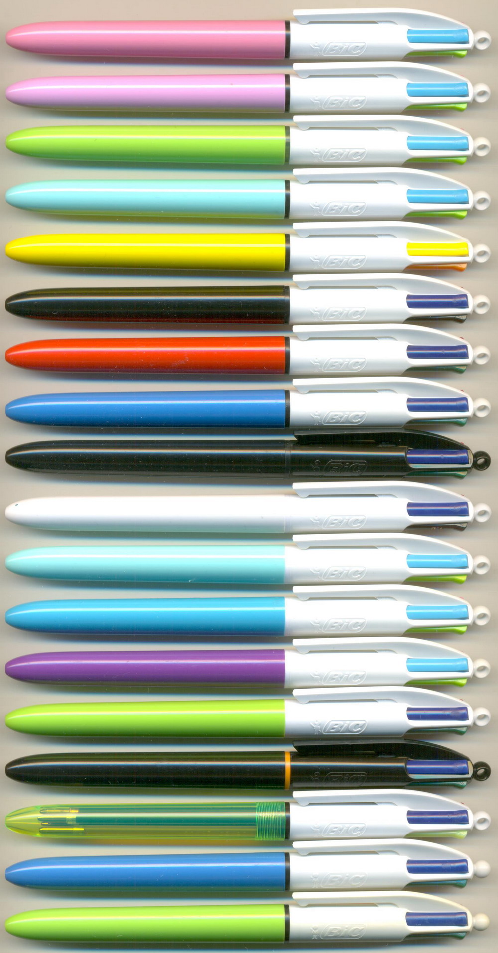 BIC 4 Colours FRANCE - 8 || ORIGINAL / FLUO