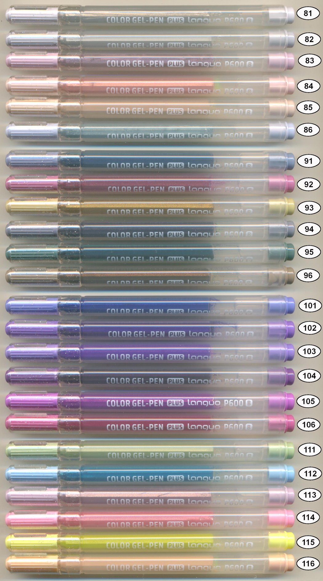 LANGUO 0.6 (F) needle ||LIPSTICK D0556 / WARM YELLOW D0567