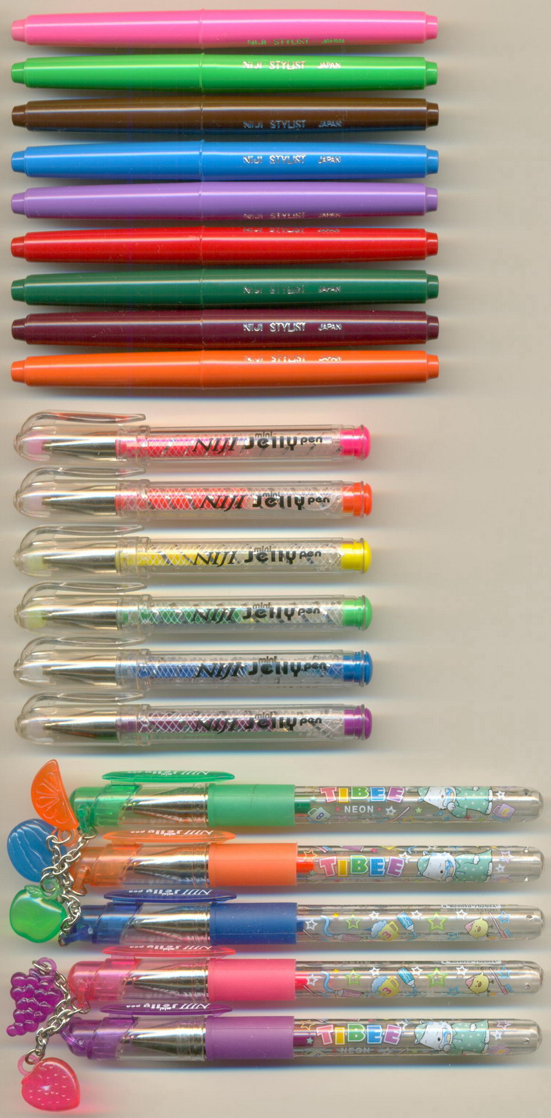 NIJI STYLIST / mini Jelly pen / mini Jelly pen TIBEE