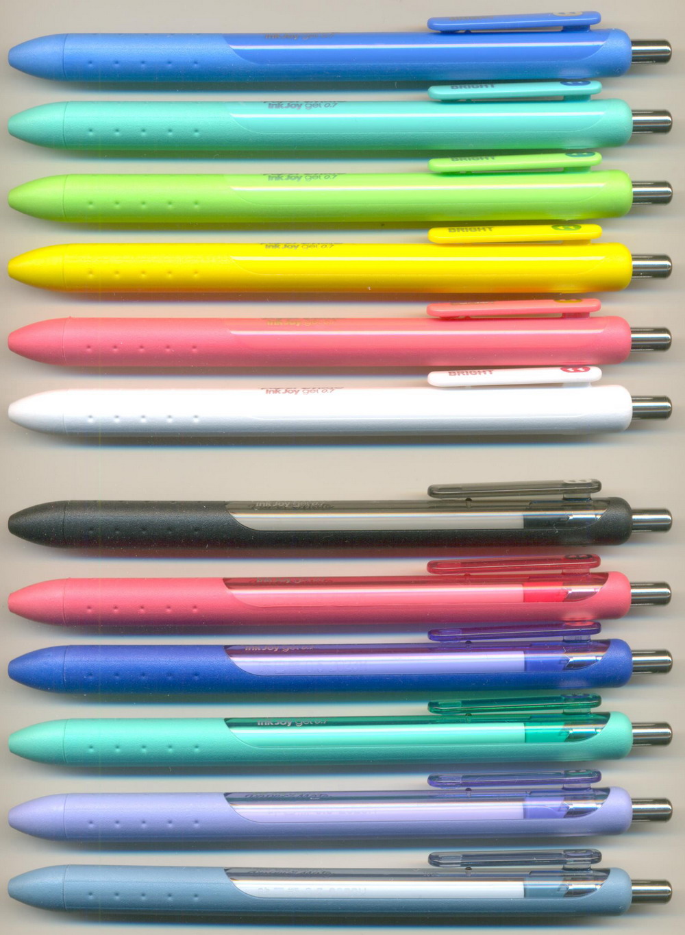 PAPERMATE InkJoy || BRIGHT! pastel 0.7 / st 0.5