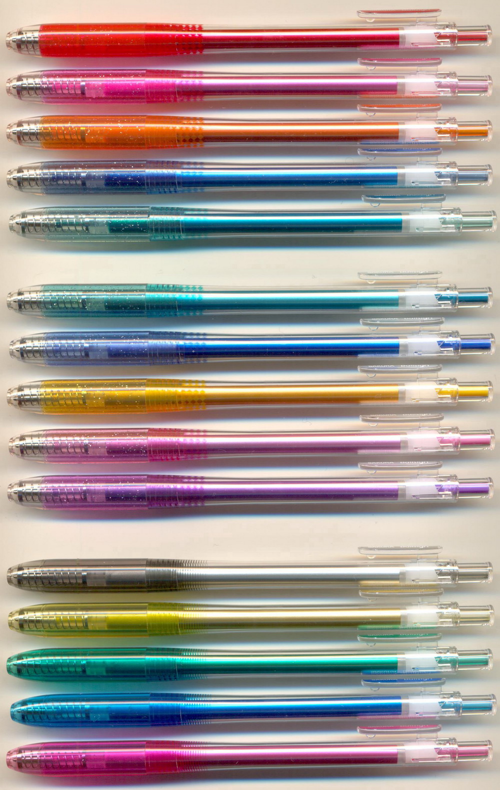 SAKURA  Ballsign Knock : glitter 08 GBR158-5E / Fuchidori 06 GBR156-5D  / metallic 06 GBR156-5A